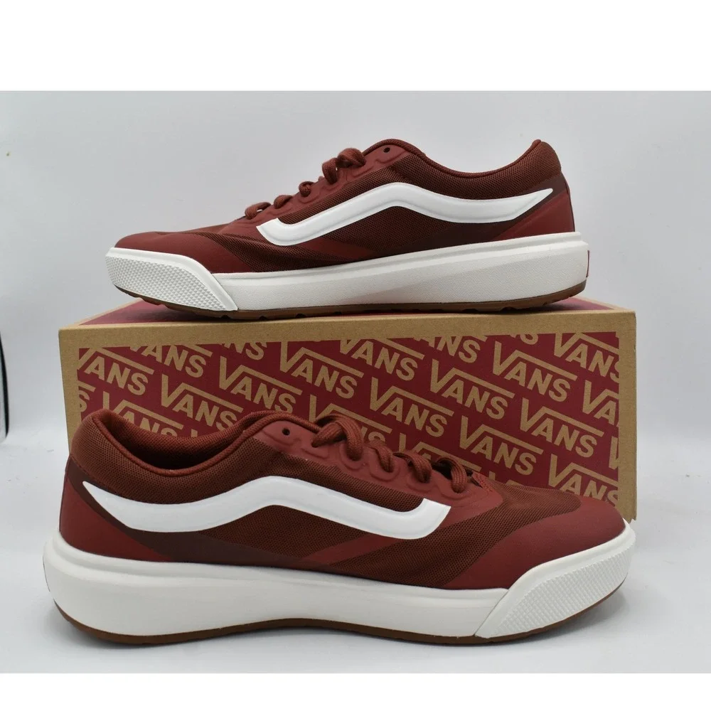 Vans Womens Size 8.5 MTE Ultrarange 2.0 RW Bordeaux Red Lace Up Sneakers Shoes